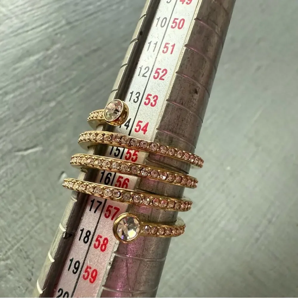 Michael Kors Gold Tone Wrap Ring Size 7